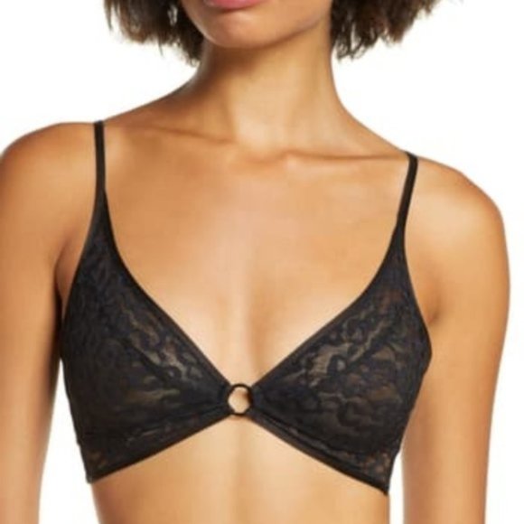 Free People Other - Free People Black Toni Bralette